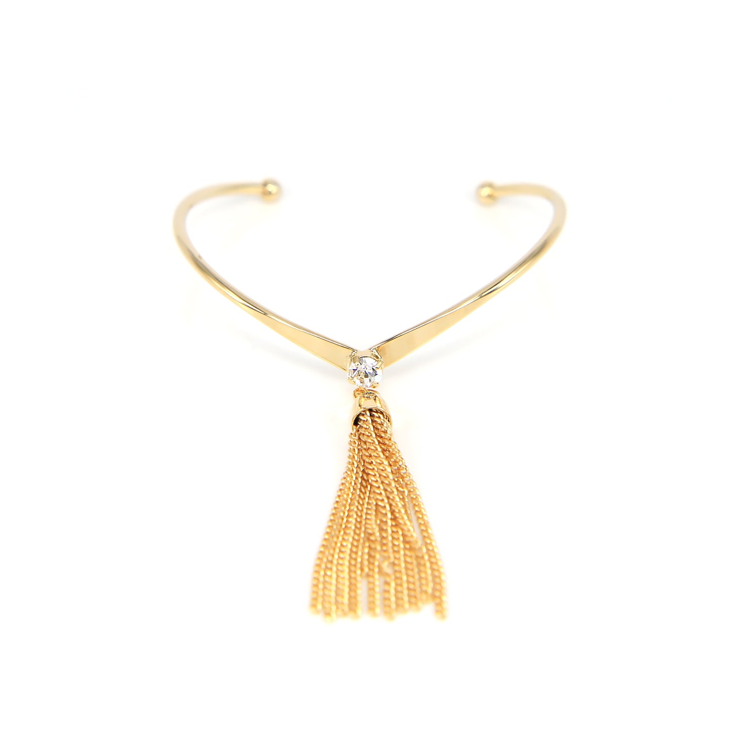 CHAIN TASSELS CUFF