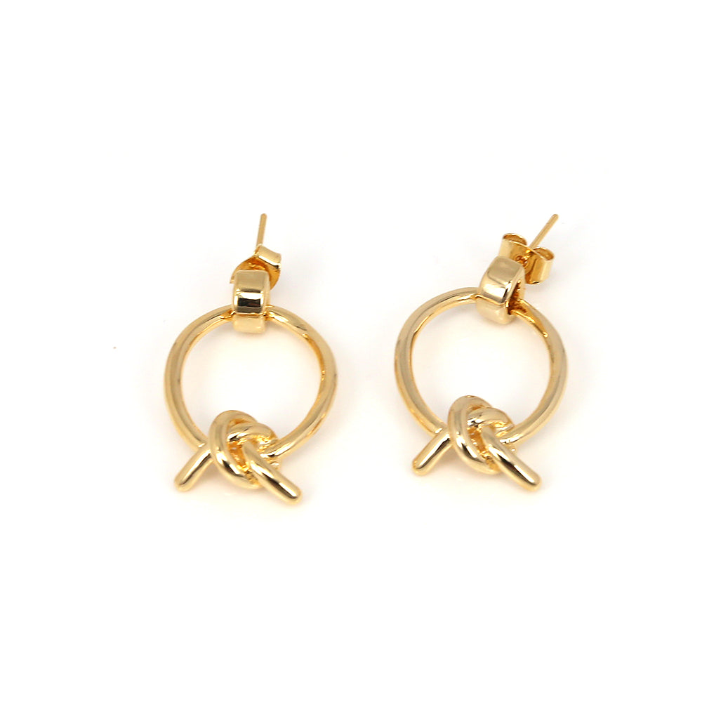 COR KNOT STUD EARRINGS