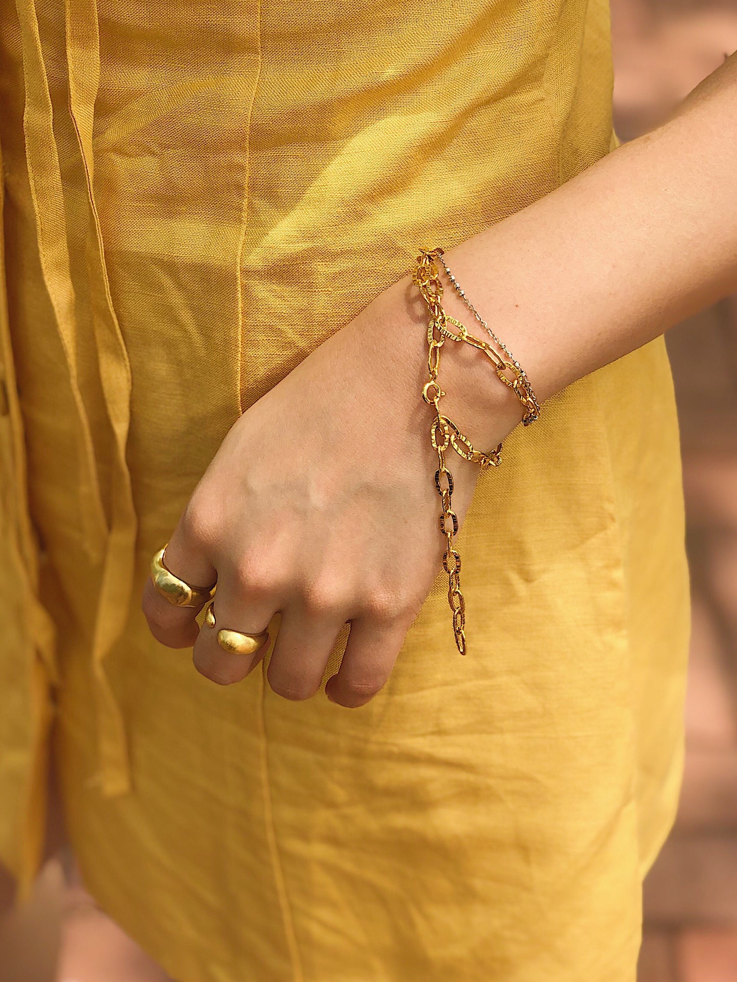 HEGEL CHAIN CHOKER NECKLACE