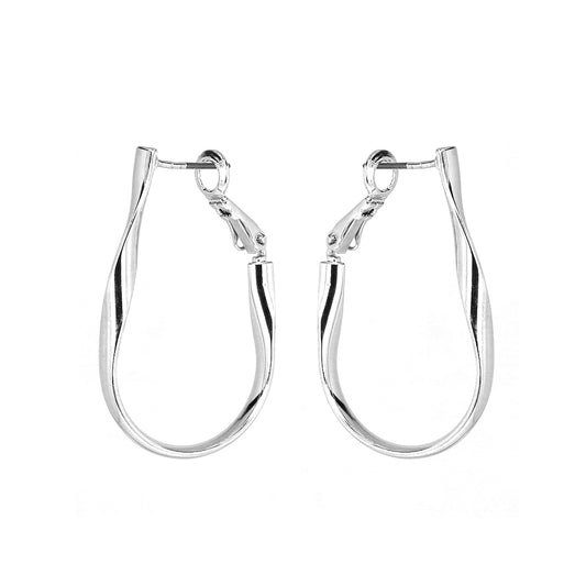 BOREALIS TWISTED RIBBON HOOPS