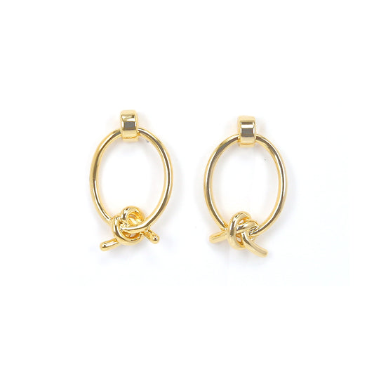 COR KNOT STUD EARRINGS