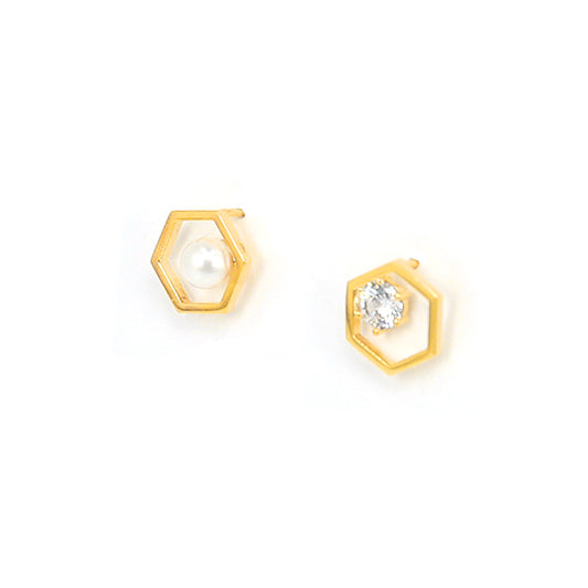 VIANNE ASYMMETRIC EARRINGS